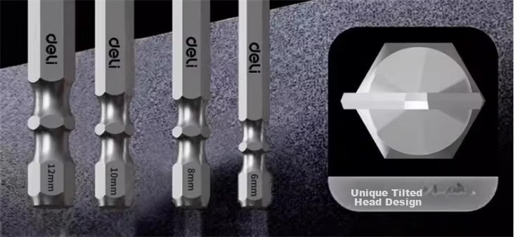 Deli Extended Alloy Eccentric Drill Bit for Dry Drilling Tiles Glass Marble Concrete [8mm] 1 Piece 2