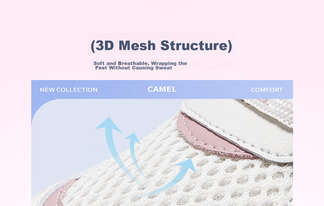 CAMEL Galaxy 3rd Generation Dad Sneakers Women's Height Increasing Outdoor Casual Shoes L26S283014W Pearl White (Mesh) Size 40 22