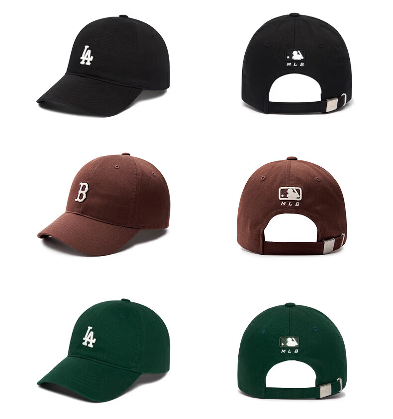 MLB Baseball Cap for Men And Women, Couples' Soft Top Visor Hat, Casual Sports Cap for All Seasons, 3ACP7701N-50BGS 39