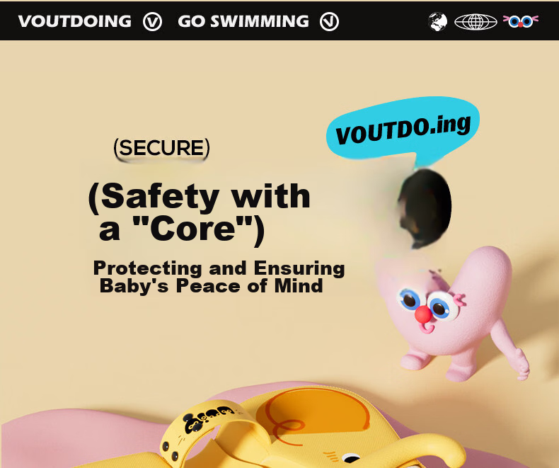 Voutdo.ing Baby Swimming Ring Inflatable-Free Underarm Float for Babies Over 6 Months 13