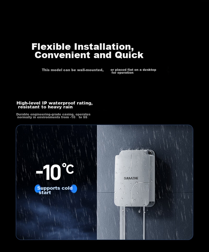 ShanZe POE Repeater One-to-Four 100Mbps Camera Network Repeater Extender Outdoor Home Surveillance Ethernet Power Splitter Separator Rainproof Sunproof FZXQ-04B 9