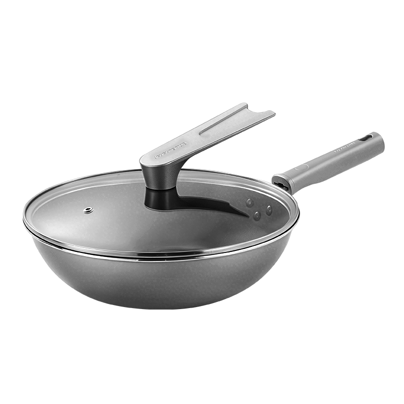 Joyoung Non-Stick Titanium Frying Pan 30cm Compatible with Induction and Gas Stoves