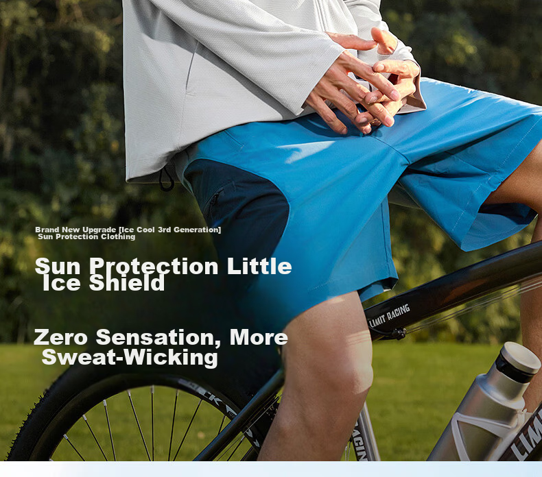 361° Men's New Sports Breathable UV Protection UPF100+ Jacket Summer 652624604D-6 42