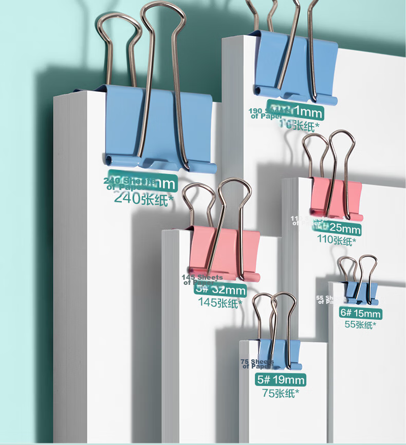 Deli Four-In Office Supplies Combination Set (19mm Small Binder Clips 10 Pieces + 29mm Paper Clips 100 Pieces + Pushpins 50 Pieces + Rubber Bands/box 8500 10