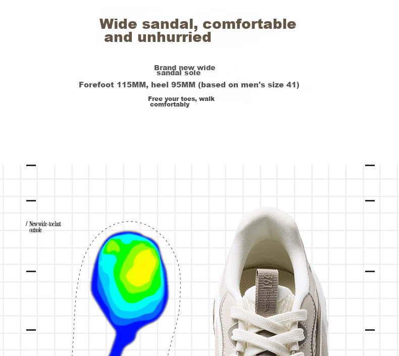 361° Wuren Outdoor Sports Shoes for Men, Commuter Thick-Soled Wear-Resistant Shock-Absorbing Wide-Fit Casual Running Shoes 672636771-1 14