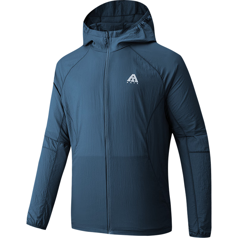 Anta [Wang Yibo Edition] Light Shell 3.0 Sun Protection Jacket | Outdoor Lightweight Ice Silk Skin Jacket Summer Hooded Coat