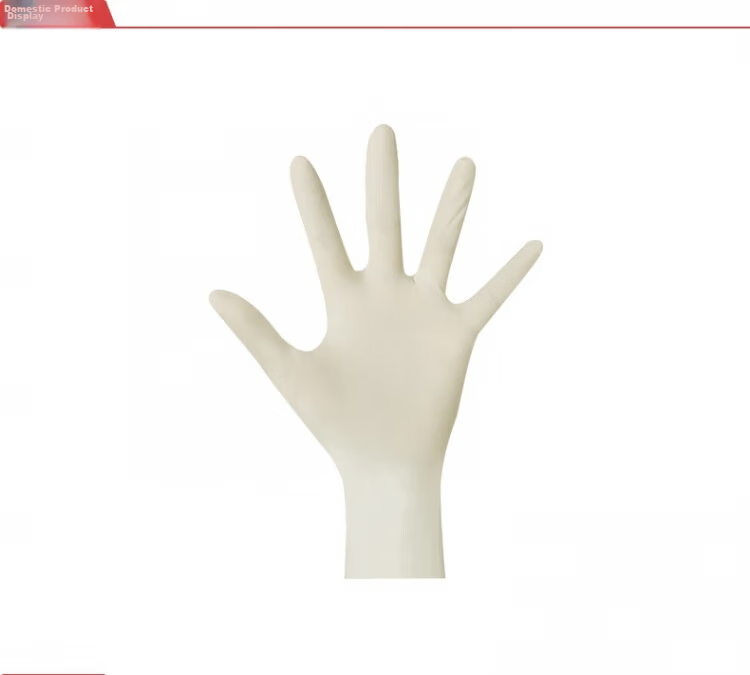AMMEX Disposable Latex Gloves Powder-Free Large 100pcs/Box TLFC46100 1