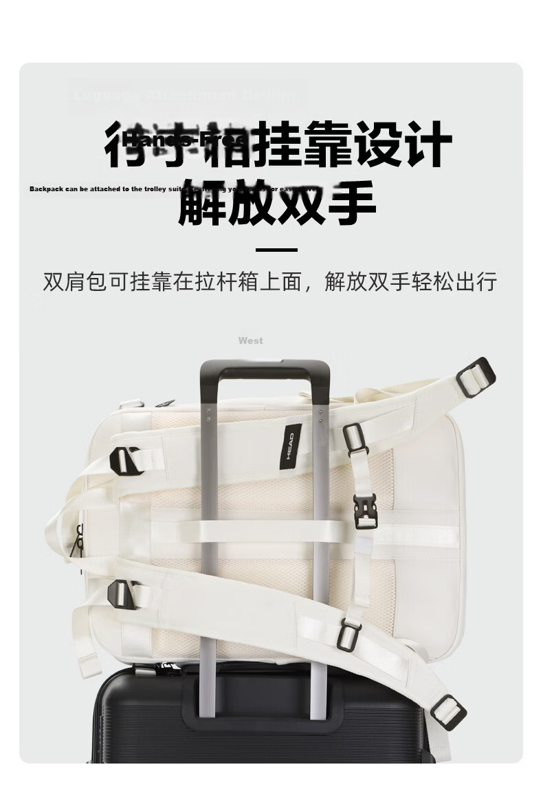 HEAD Tennis Bag Badminton Bag Large Capacity Backpack Unisex Travel Sports Backpack 19L Pickleball Racket Bag 14