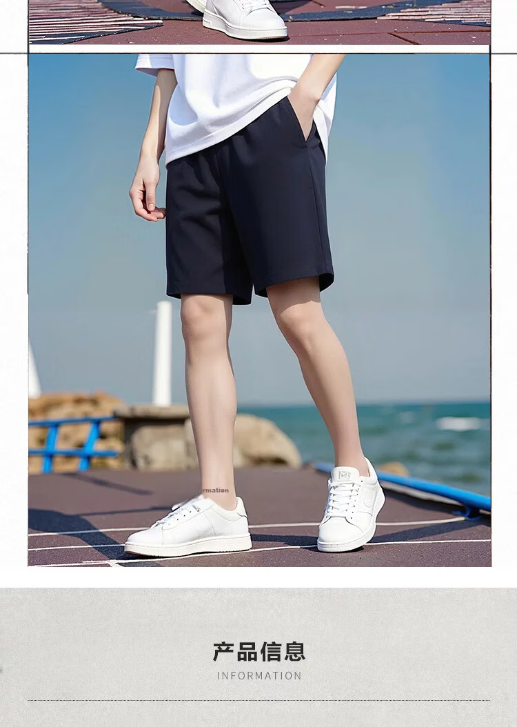 LI-NING Quick-Dry Breathable Lightweight Men's Running Sports Shorts Classic Casual Comfortable Athletic Shorts for Men 8