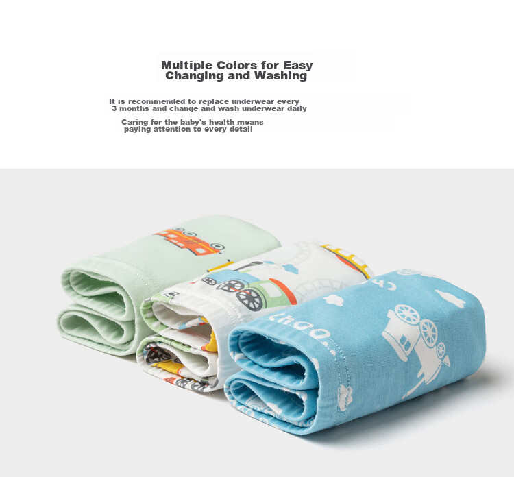 Balabala Kids Cotton Girls' Briefs Toddler Triangle Underwear Soft Elastic 3-Pack 14