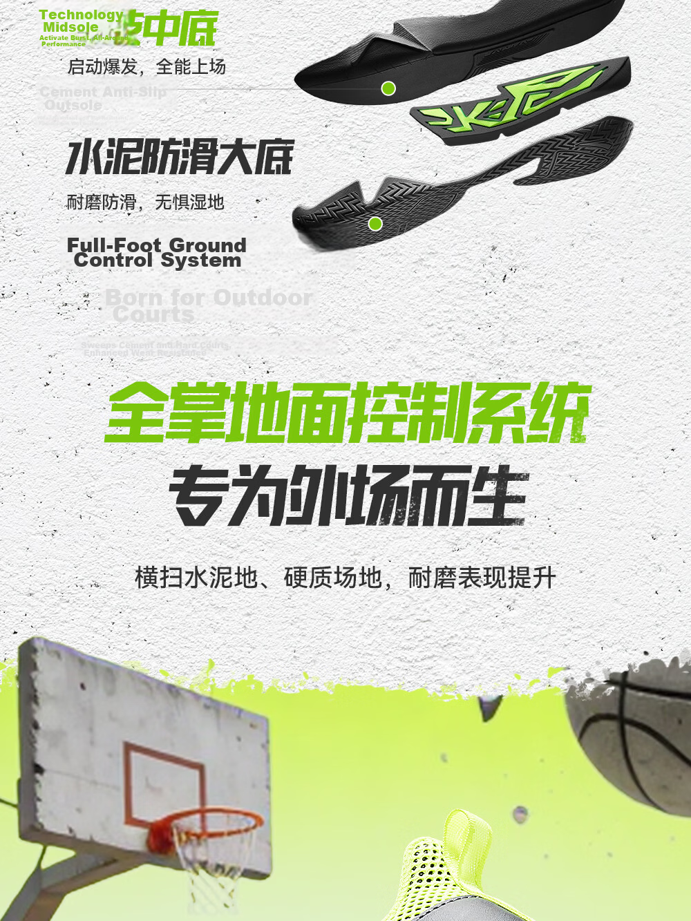 Anta Kids Boys Sports Shoes 2026 Summer Breathable Mesh Durable Cement Basketball Shoes A12621102 10