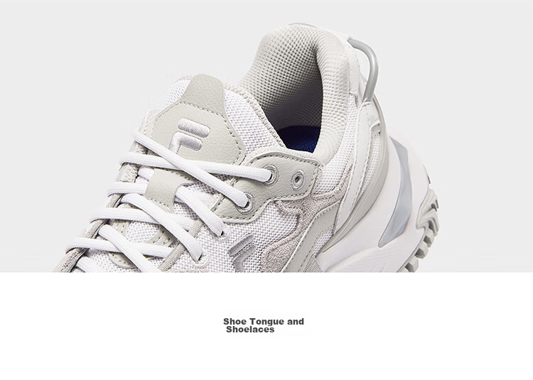 FILAFUSION Fila Trendy Brand [Zhang Hao Same Style] Hard Candy Men's Shoes Black Warrior Thick-soled Height-increasing Dad Sneakers Sports Shoes 21