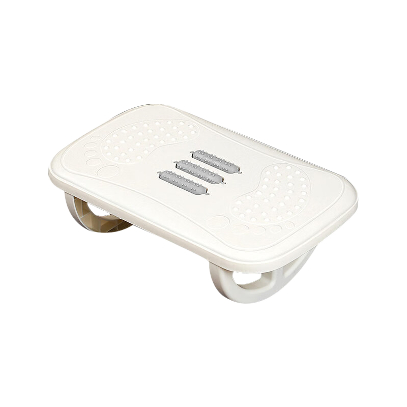 Youjialiangpin Footrest, Office Workstation Essential, Under-Desk Anti-Lift Leg Rest, White Pedal