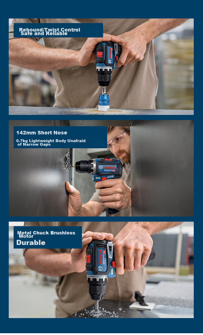 BOSCH GSR 12V-32 Cordless Screwdriver Drill Electric Screwdriver Furniture Drilling Installation with Dual Batteries 2