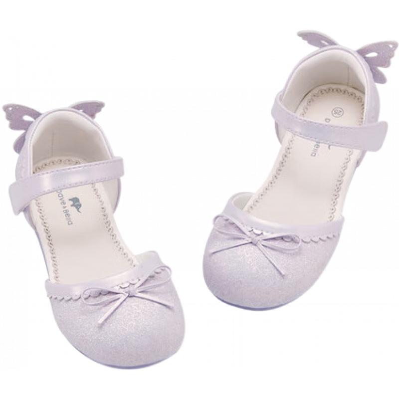 DAVE & BELLA Kids Girls Princess Summer Sandals Crystal Shoes Single Shoes