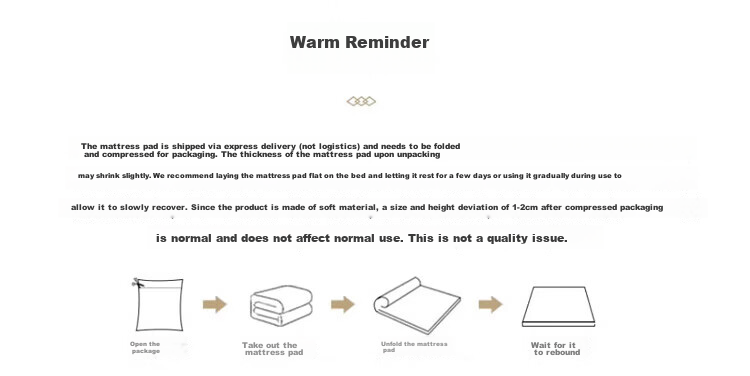 MINISO , 100% Xinjiang Cotton Mattress Pad, Tatami Mat, Double Bed Pad, 1.8x2 Meters Bed 2