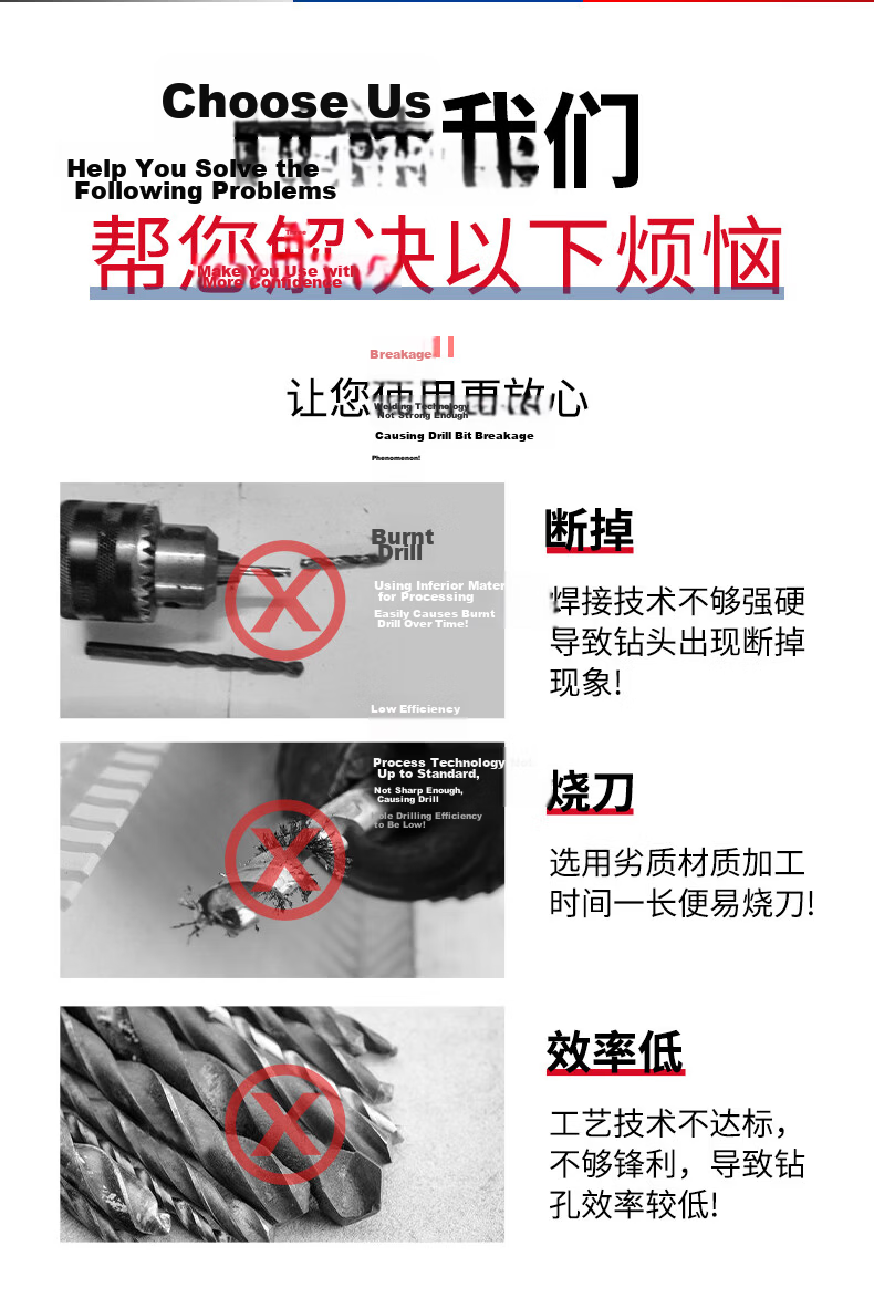 DELIXI ELECTRIC Bawang Drill Tile Drilling Alloy Drill Concrete Twist Drill Bit DLX-G5-5 [10mm] 4