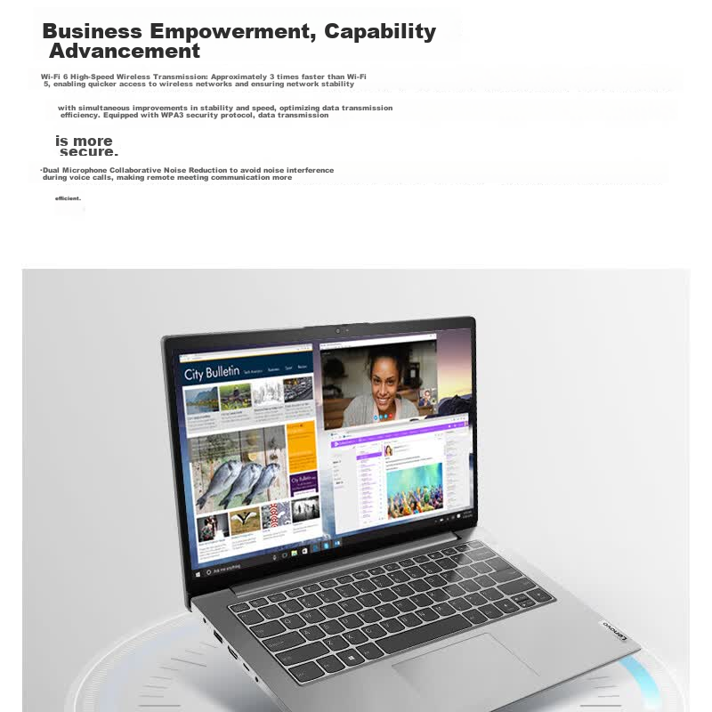 Lenovo Laptop V14 Ryzen 7 High-Performance Business Office Student Online Class Live Streaming Design Editing All-in-One Lightweight Ryzen R7-170 16GB 1TB SSD 6