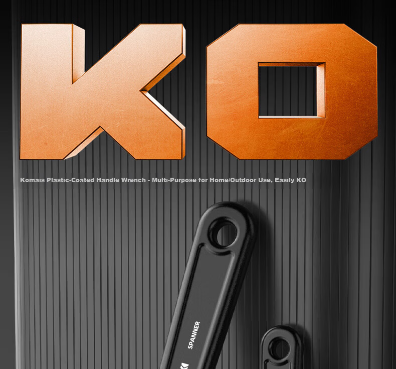 Komax Adjustable Wrench Large Opening Universal Adjustable Wrench Plastic Handle Torque Wrench Dual-Use 12 Inch 6