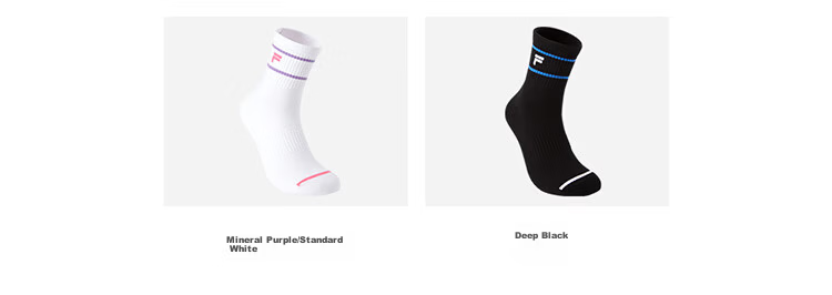 FILA FUSION Couple Mid-Waist Socks 2026 Summer Comfortable Sports Mid-Calf Socks 4