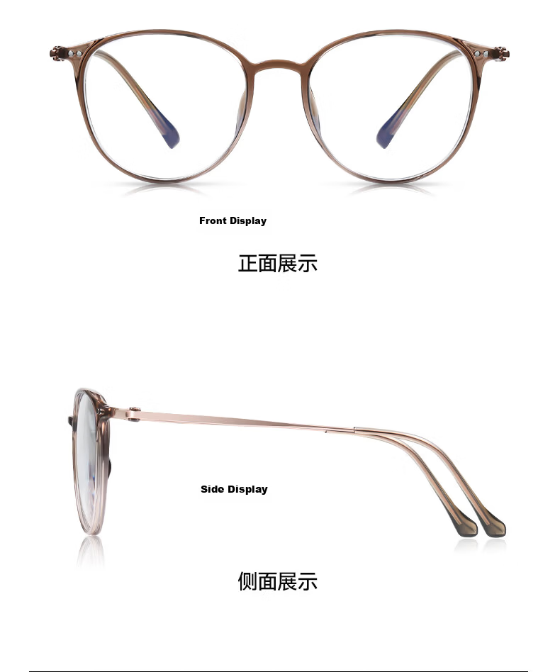 Mr.PuTian Women's Premium Pure Titanium Blue Light Blocking Reading Glasses HD Auto Focus Multifocal Presbyopia Glasses 150 Degree 14