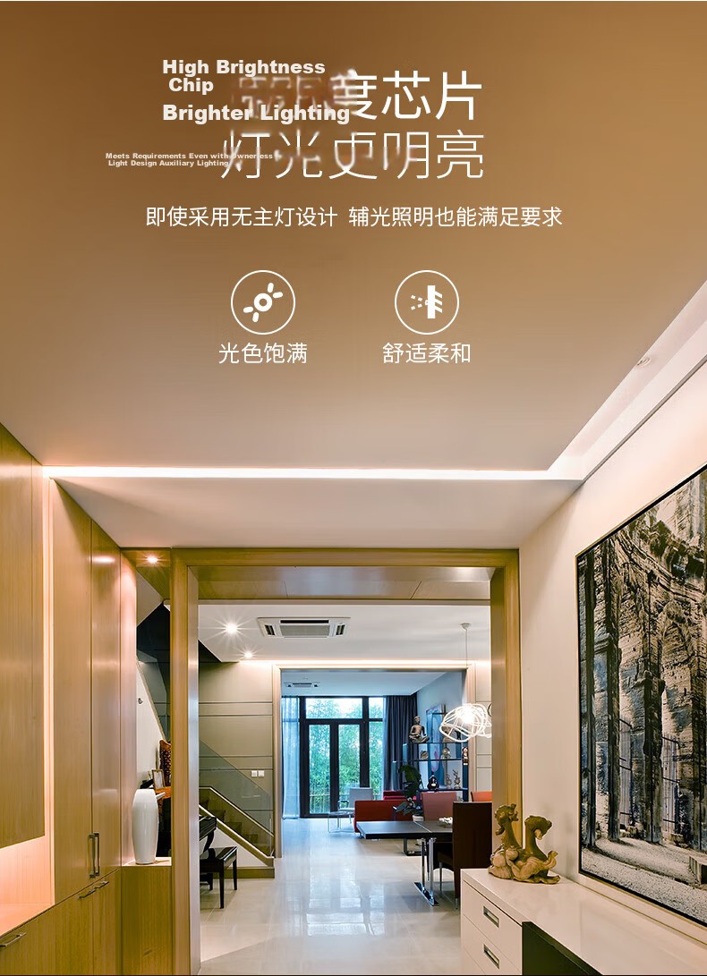 DELIXI Low Voltage LED Strip Light Ceiling Ambient Flexible Soft Light Bar Power Transformer 60W 8
