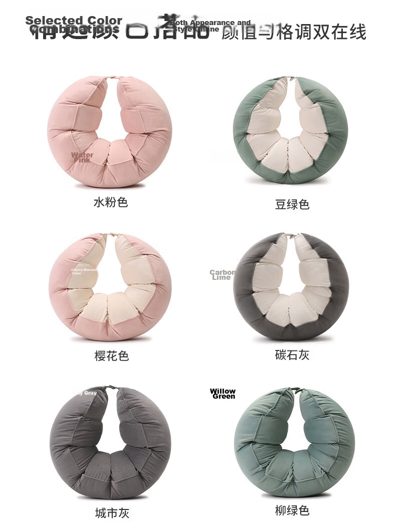 Ailute Pea Body Pillow Long Bolster Pillow for Girls Side Sleeping Bed Leg Hugging Removable Washable Pregnancy Support Pillow for Sleep 18