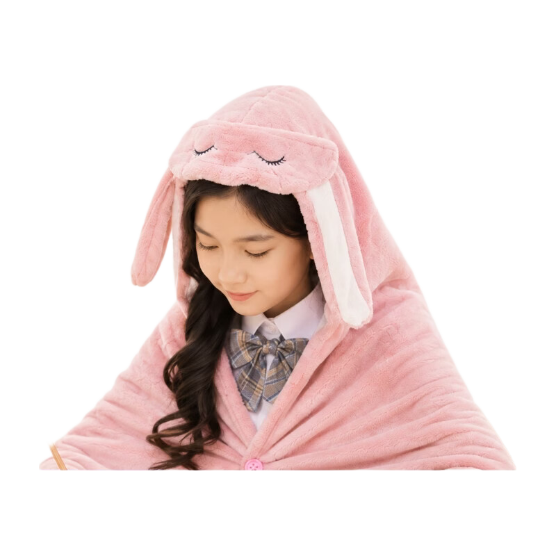 AiSleep Elementary School Student Nap Blanket, Class A Nap Blanket, Built-In Large Hood for Storage And Light Blocking, 140*85cm