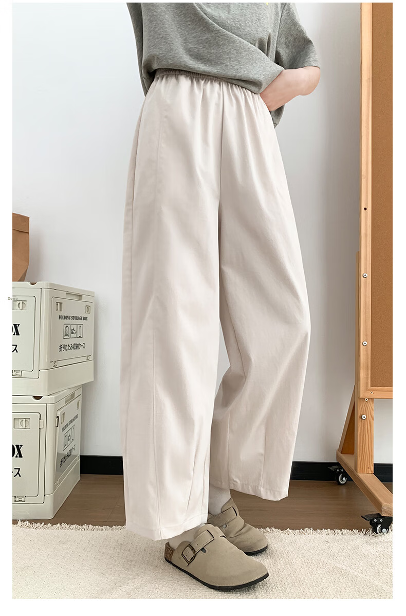 Borui Women's Summer Lightweight Breathable Quick-Dry Cropped Pants 2026 Latest Carrot Style Casual Sports Pants Navy Blue 13