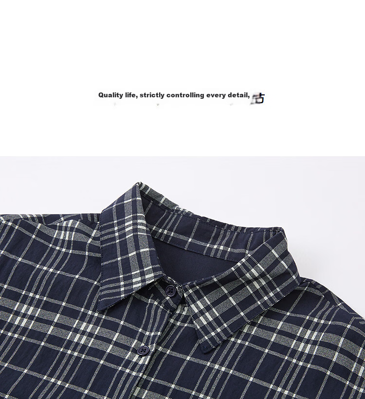 Demana [Stylish Everyday] Spring Vintage Lapel Plaid Drop Shoulder Loose Slimming Concealing Shirt for Women High-End Feel 12