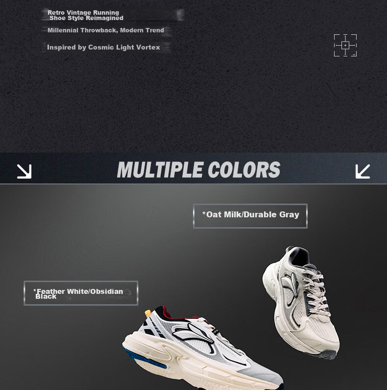 361° Guangwo Men's Autumn Outdoor Sports Casual Shoes, Breathable Commuter Thick-Soled Retro Dad Shoes, 672636773-3 6