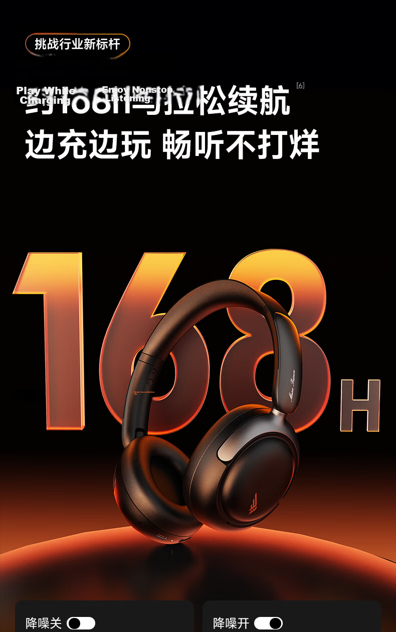 Siberia Feather DM03 Smart Dynamic Noise Cancelling [2026 Latest] Over-Ear Bluetooth Headphones Wireless Long Battery Life High-Quality Music Compatible with Apple Huawei Xiaomi Gift 13
