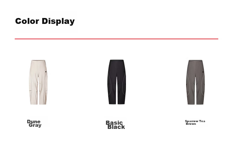 Anta Mountain Shell Pants | Earth Shell 3.0 Water-Repellent Warm Fleece Men's Woven Durable Outdoor Sports Pants 4