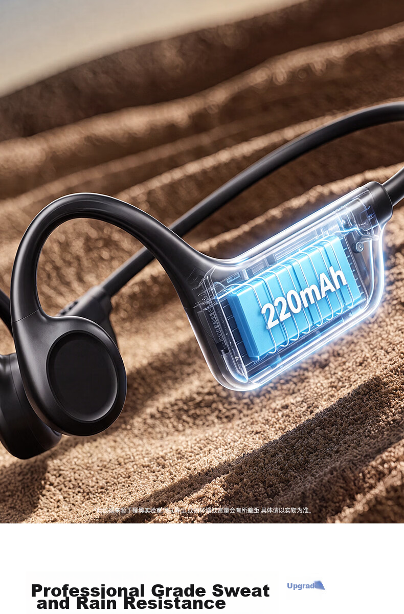 Chengao Bone Conduction Bluetooth Earphones 2026 New IP56 Waterproof Open Design Leakproof Comfortable Wireless Sports Running Cycling Ear-Hook Long Battery Life L10 Black 12