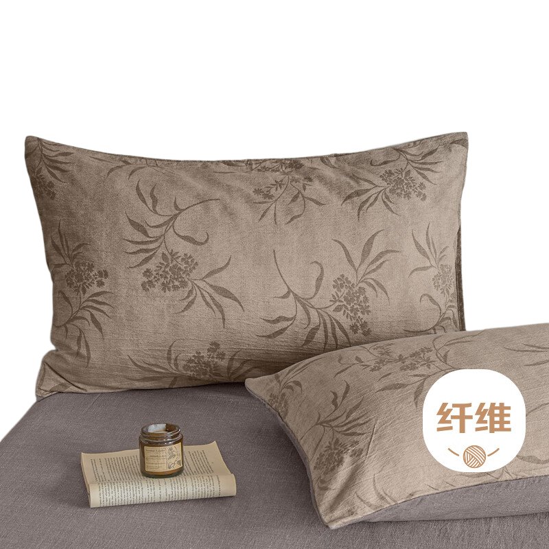 CROWN Pillowcase 48x74cm Pair Thickened New Chinese Style Home Pillow Covers for Men and Women Without Core Single and Double Bed