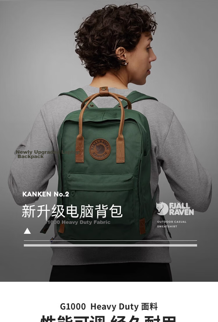 Fjällräven Laptop Backpack 15-inch Upgraded G-1000 18L Sea Blue Model 23803-560 1