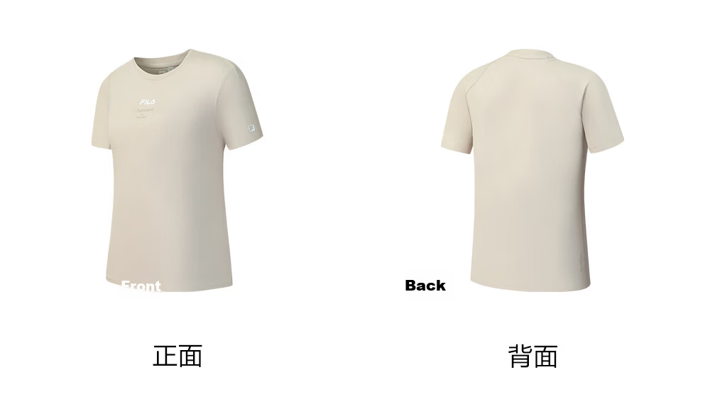 FILA Official Colorful Women's Short Sleeve T-Shirt 2026 Summer Moisture-Wicking Quick-Dry Fitness Sports Yoga Running Tee 66