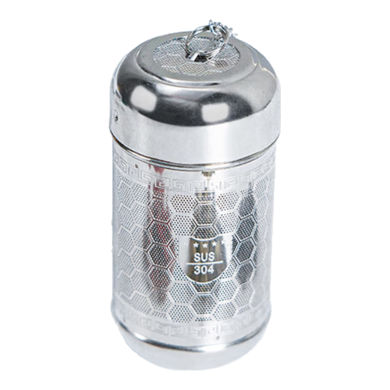 REVOMAX 304 Stainless Steel Tea Canister, Portable Tea Infuser Cup with Separate Compartments