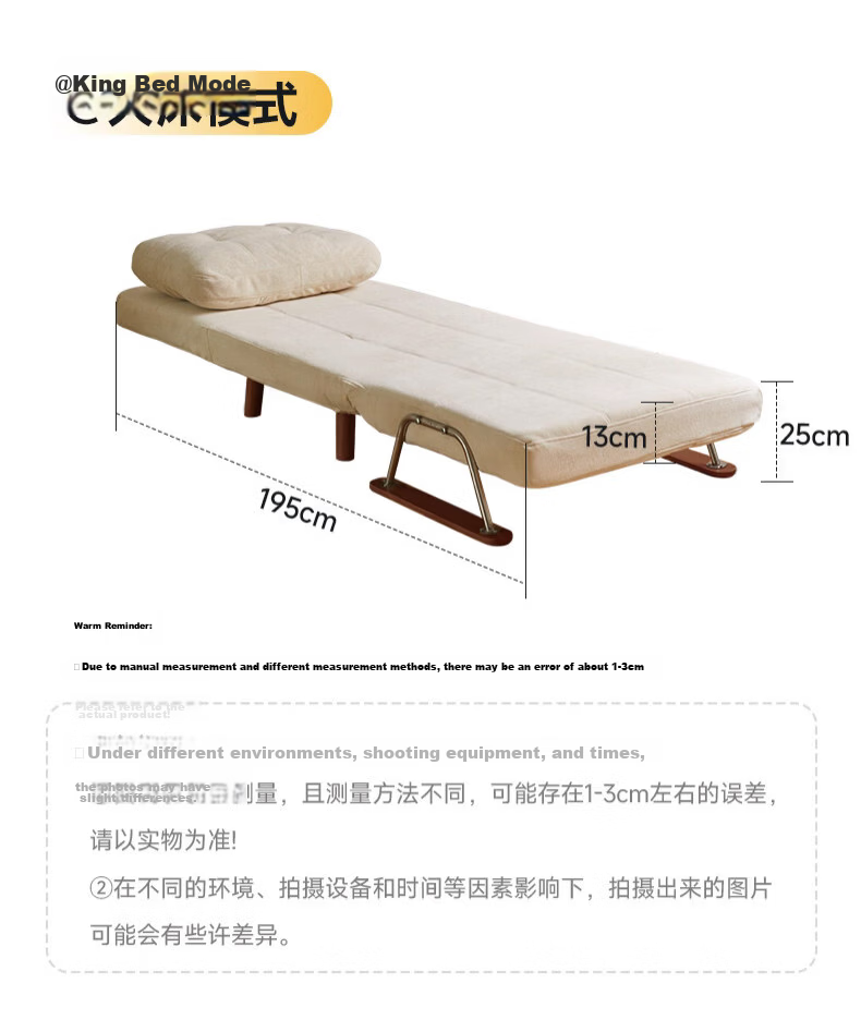 Jiayi Folding Sofa Bed 2026 New Model Dual-Use Small Apartment Single Bed Home Study Folding Bed 27