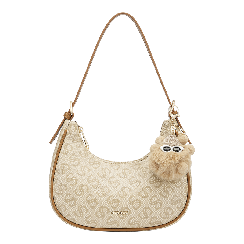 Saturday Women's 2026 Crescent Crossbody Half-Moon Underarm Shoulder Handbag Birthday Gift for Girlfriend