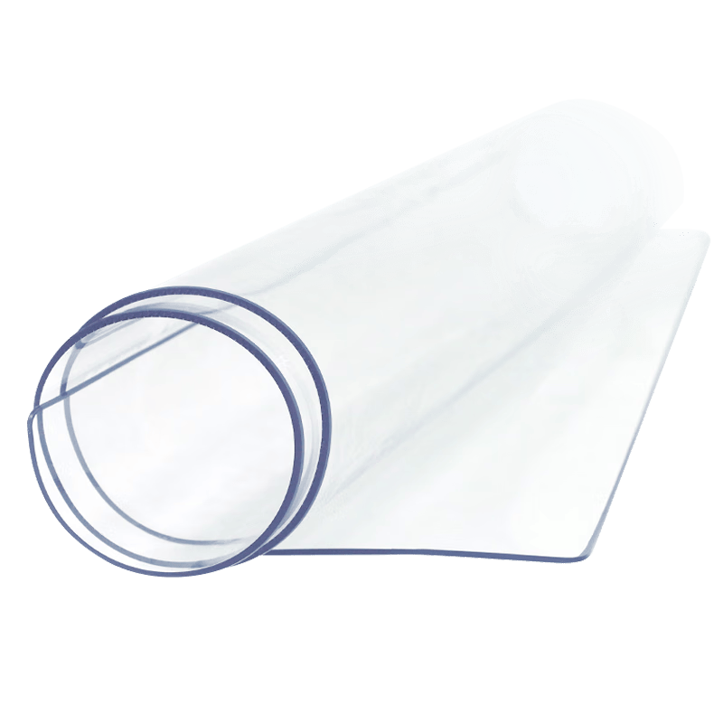 Wuyinliangpin Table Mat, Transparent Desk Pad for Dining Table And Coffee Table, Soft Glass Waterproof Non-Washable Tablecloth, 2MM Frosted, 80*160cm