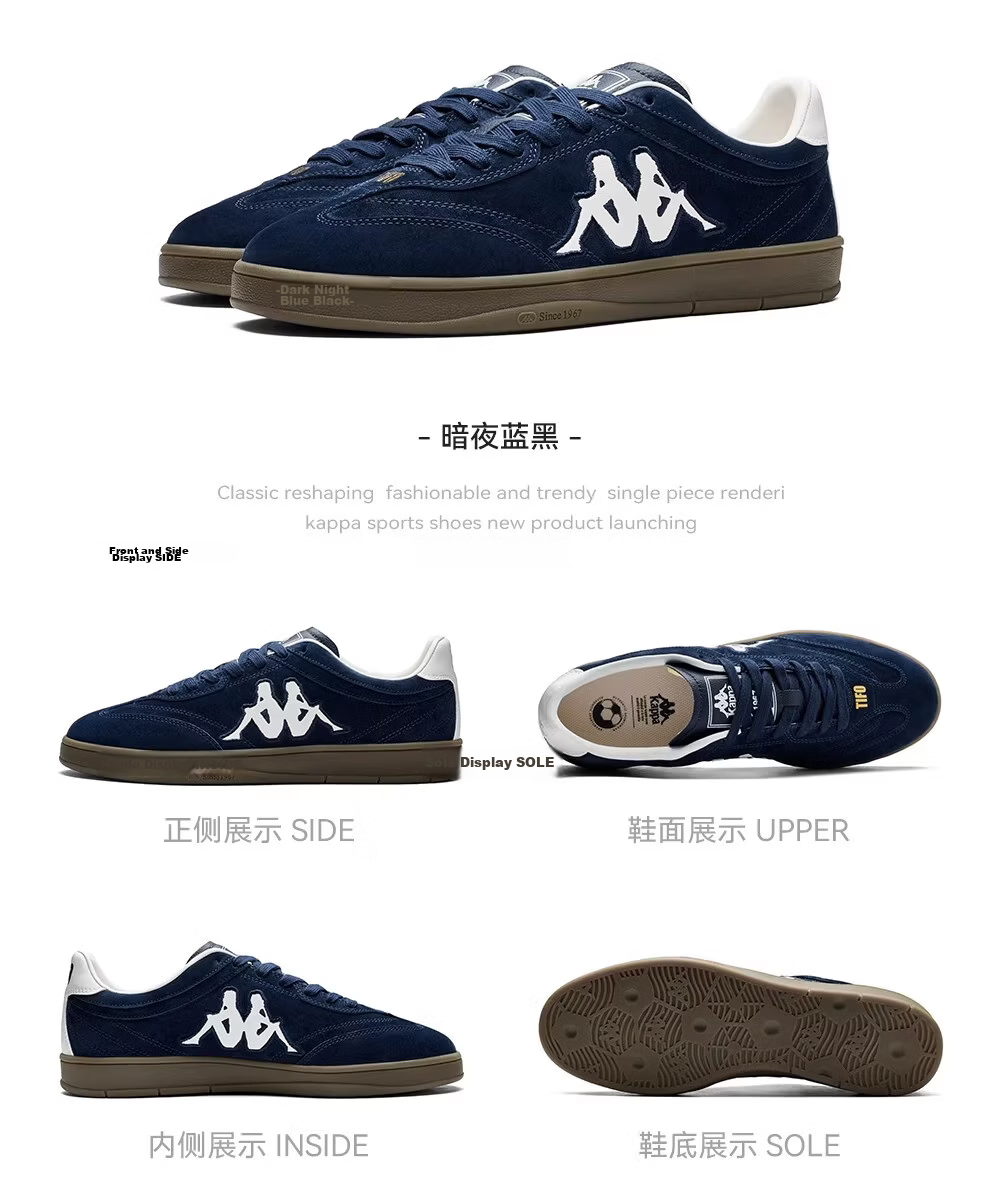 Kappa Women's TIFO Training Shoes Summer New Casual Lightweight Sneakers Bio Blue Size 40 36