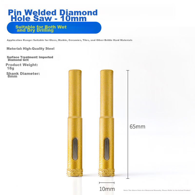 Shengda Ceramic Tile Drill Bit Hole Opener Dry Hammer Full Ceramic Glass Stone Marble Special Electric Drill Enlarging Bit 10mm