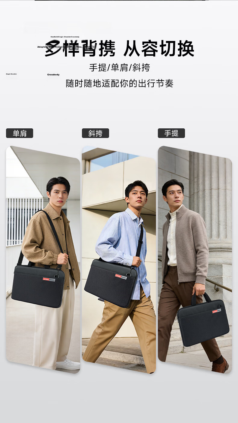 Lenovo 16-inch Laptop Bag Business Backpack Compatible with Huawei Xiaomi Lenovo Gaming Laptop Large Capacity Gray 7