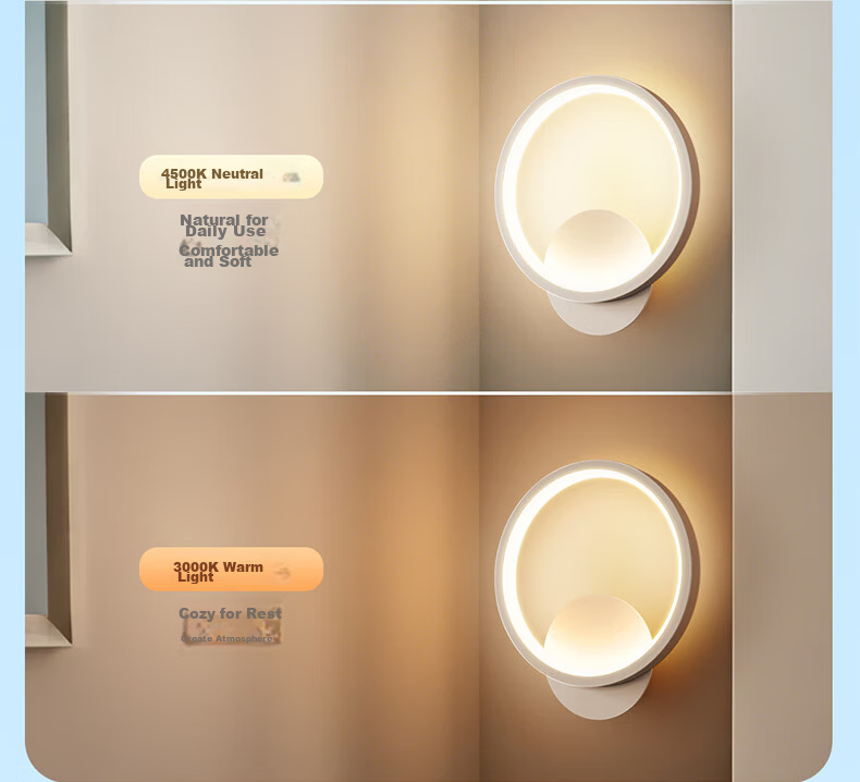 HP Eye Protection Wall Lamp Bedside Lamp LED Modern Minimalist Living Room Background Wall Light Stairway Corridor Lighting Fixture 9
