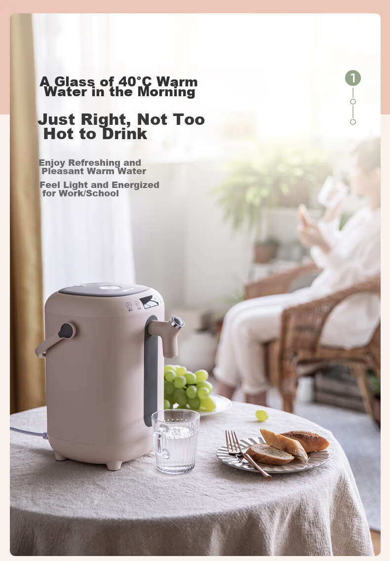 Bear Instant Hot Water Dispenser Home Small Desktop Water Heater Fast Heating Electric Kettle 1-Second Quick Heat YSJ-E20T1 [4L Antibacterial Light-Shielding Large Water Tank] 5