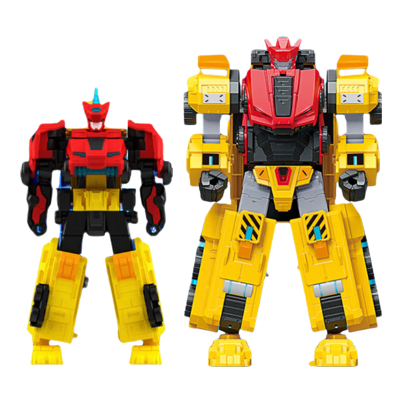 AULDEY Quantum Squad Transformable Robot Action Mecha Toy Flash Fusion Thunderstorm War God X Kids Toy Gift