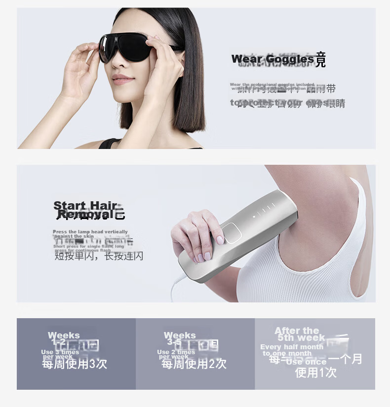 Ulike Sapphire Ice Point Hair Removal Device Air3 Max for Men and Women Body Hair Removal Home Use Air MAX 28
