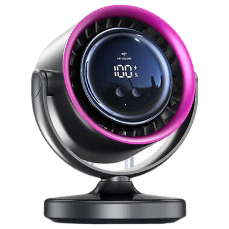 OYOCO Desktop Fan Cooling Small Fan 2026 New Mini Desktop Long Battery Life Rechargeable Fan Student Dormitory High Wind Cooling Oscillating Ultra Quiet Air Circulation Fan
