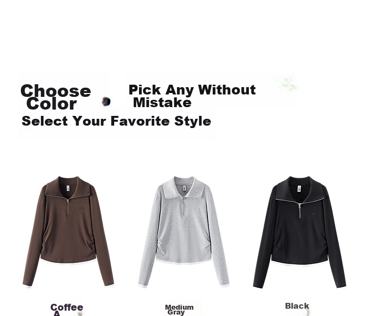 Semir Mall Same Style | Women's Long Sleeve T-Shirt Autumn Polo Collar Two-in-One Pleated Cool Fabric Top 2026 101526101009 20